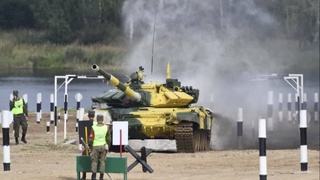 АрМИ-2021: узбекские военнослужащие заняли третье место в конкурсе «Танковый биатлон»