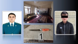 Қўқонда профилактика инспекторига пичоқ билан ҳужум қилинди