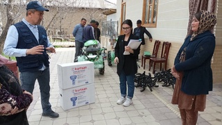 Жители приграничных районов Ферганской долины получили сельскохозяйственное оборудование от ФАО