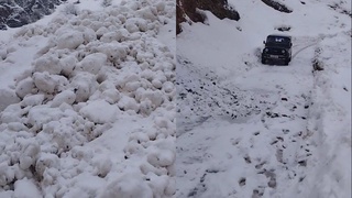 Қашқадарёда иккита қор кўчкиси содир бўлди