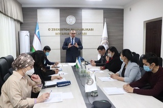 Ўзбекистон нотариал палатасида  2021 йил якунларига бағишланган матбуот анжумани бўлиб ўтди