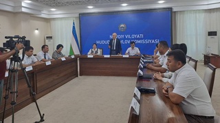 Состоялось первое заседание территориальной избирательной комиссии Навоийской области