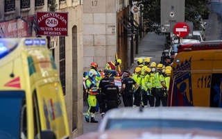 A building collapsed in the center of Madrid: there are dead