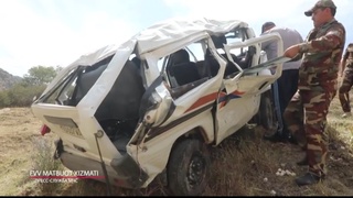 Қашқадарёда «DAMAS» дарага ағдарилиб кетди