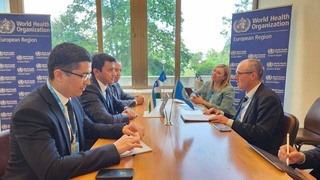 Министр здравоохранения Узбекистана провел встречу с директором Европейского регионального бюро ВОЗ