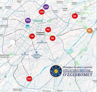 Нишондиҳандаҳои сифати ҳавои Тошканд пайваста беҳтар мегардад