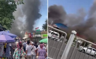 Дар бозори деҳқони Юнусобод сӯхтор сар зад