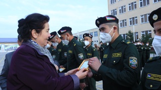 54 нафар ҳарбий хизматчига тавсияномалар берилди