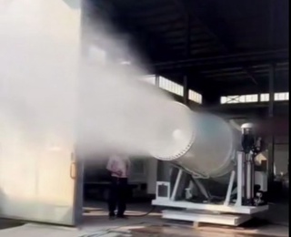 Toshkentda namlik purkovchi qurilma sinovdan oʻtkazilmoqda