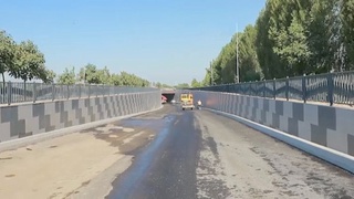 Toshkentdan Bo'stonliqqa olib boruvchi yo'lda yangi tunnel ochildi