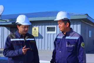 На территории карьера «Аджибугут» в Учкудукском районе возвели рабочее общежитие