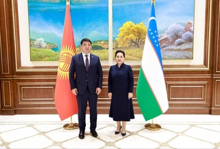 В Сенате состоялась встреча с Чрезвычайным и Полномочным Послом Кыргызской Республики в Узбекистане