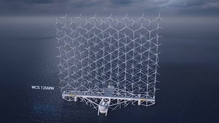 В Норвегии запускают массивную плавучую ветровую турбину