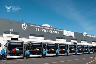 Ташкенттің қоғамдық көлік паркі 202 жаңа YUTONG электробуспен толықтырылды