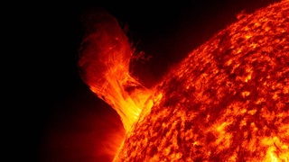 A powerful flare occurred on the Sun