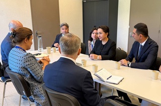 The President of the Senate met with the Deputy Director General of the International Labor Organization in Geneva