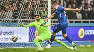 Узбекистан отыграл два мяча от Ирана и вытащил ничью