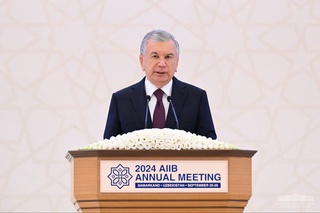 O‘zbekiston Respublikasi Prezidenti Shavkat Mirziyoyevning Osiyo infratuzilmaviy investitsiyalar banki Boshqaruvchilari kengashining to‘qqizinchi yillik yig‘ilishidagi nutqi