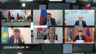 Ruslanbek Davletov Peterburg xalqaro yuridik forumidagi ishtirok etmoqda