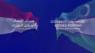 Toshkentda Oʻzbekiston-Misr biznes-forumi boʻlib oʻtadi
