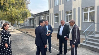 Нурафшон шаҳридаги 13 мактабда 210 ўринли янги ўқув биноси бунёд этилди