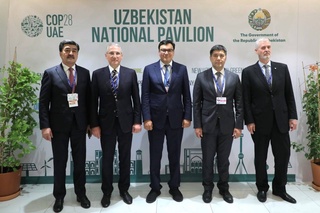 COP28: министры экологии стран Азии ознакомились с национальным павильоном Узбекистана в Дубае