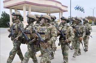 “Ҳанжар-2024”: Ўзбекистон-Қозоғистон ҳарбий-ўқув машғулоти бошланди