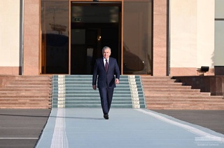 The President of Uzbekistan departs for Turkmenistan