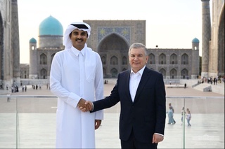 Qatar Amiri Samarqanddagi obidalar bilan tanishdi