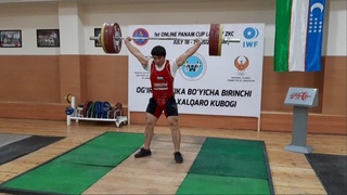 4 ойлик танаффусдан сўнг оғир атлетикачиларимиз илк ғалабани қўлга киритди