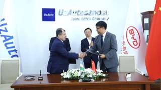 Дар Ӯзбекистон истеҳсоли электромобилҳои BYD ба роҳ монда мешавад