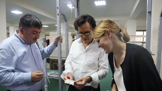 Германияликлар Марғилондаги ҳунармандлар марказида