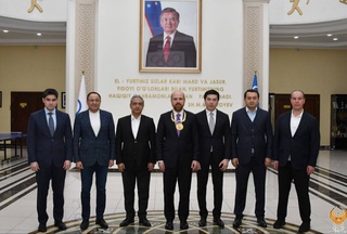 Президент Всемирной конфедерации этноспорта (WEC) Неджмеддин Билал Эрдоган посетил Национальный Олимпийский комитет Узбекистана