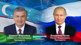 The leaders of Uzbekistan and Russia discuss current issues of trade and economic cooperation