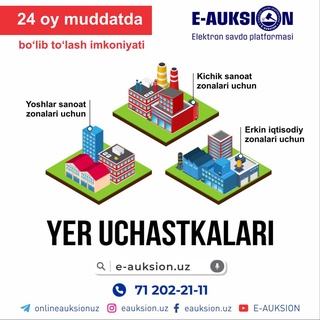 Sanoat zonalari hududidagi yer uchastkalari uchun toʻlovni 24 oyga boʻlib toʻlash imkoniyati yaratildi