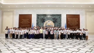 Дети Содружества побывали в Сенате Олий Мажлиса