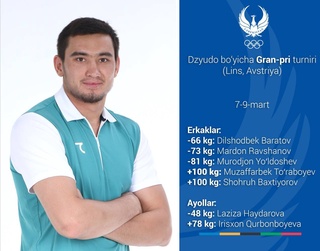 Отечественные дзюдоисты примут участие в Гран-при в Австрии