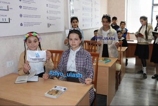 В рамках акции под хэштегом #ziyo_ulash в махалле города Навои открылась библиотека