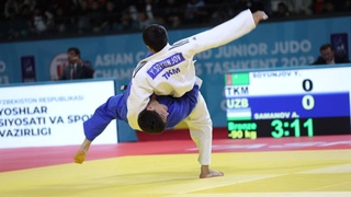 Дастаи ҷавонони Ӯзбекистон оид ба дзюдо дар мусобиқоти умумидаставии Чемпионати Осиё мақоми аввалро касб кард