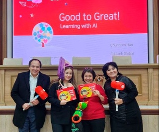 Мектепке дейінгі  тәлім-тәрбие мекемелерінде ағылшын тілі  Оңтүстік Корея әдістемесі бойынша оқытылады