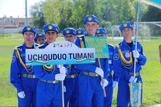 В Навои завершился региональный этап военно-спортивных состязаний среди юных спасателей