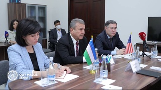 Состоялась встреча с председателем Американо-узбекской торговой палаты