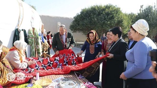 Senat Raisi boshchiligidagi ishchi guruh Xorazm viloyatida oʻrganish olib boryapti