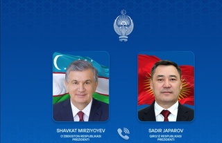 Oʻzbekiston va Qirgʻiziston yetakchilari telefon orqali muloqot qildilar