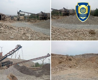 Qum-shagʻal aralashmasini noqonuniy qazib olish holati aniqlandi