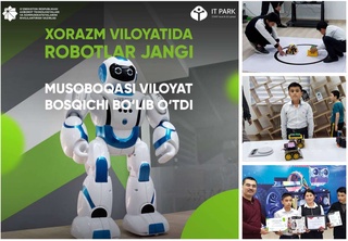 Хорезмде  «Роботтар шайқасы»  жарысының облыстық басқышы  өтті