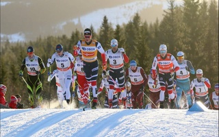 Соревнования по лыжным гонкам приостановлены до Олимпийских игр