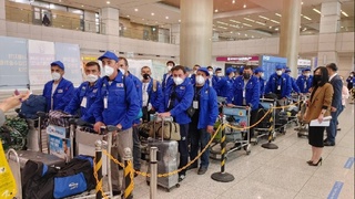 В Южную Корею впервые с начала пандемии прибыли трудовые мигранты из Узбекистана