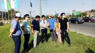 Кореялик мутахассислар Қарши шаҳридаги 16 та чорраҳада транспорт оқимини ўрганди