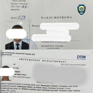 Давлатобод туманида ўқишга кириш учун “абитуриент”га сохта ҳужжат тайёрлаб берган шахс аниқланди